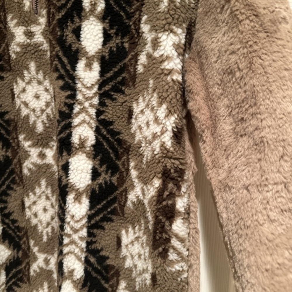 Grace & Emma 1/4 Zip‎ Pullover Large Aztec Western Boho Boutique Rodeo - Picture 3 of 13